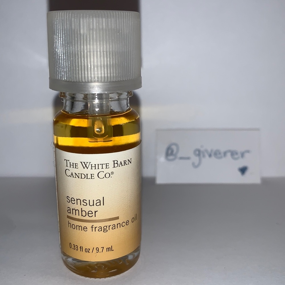 NEW Sensual Amber Home Fragrance Oil